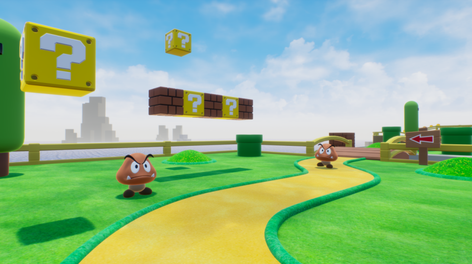 图片[1]_虚幻4射击版马里奥 The Super 1-1 Challengehu_大玩家GAMES